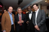 Mr. Wehren(Auberge d`Hermance), Mr. Nicolo (Champagnes Laurent Perrier), Dr. Gabs (Gabs Music Lounge) and Mr. Dumont (VIPServices)